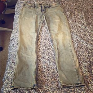 Acid Washed Skinny Fit Jeans